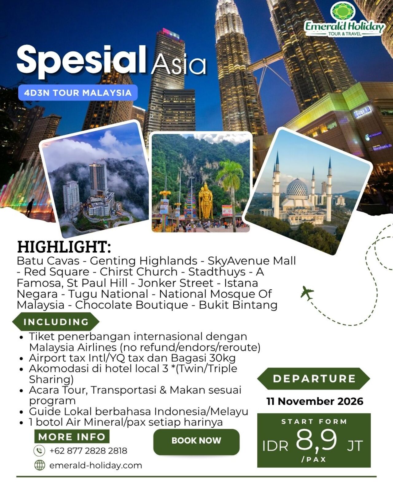 (4D3N TOUR MALAYSIA )
